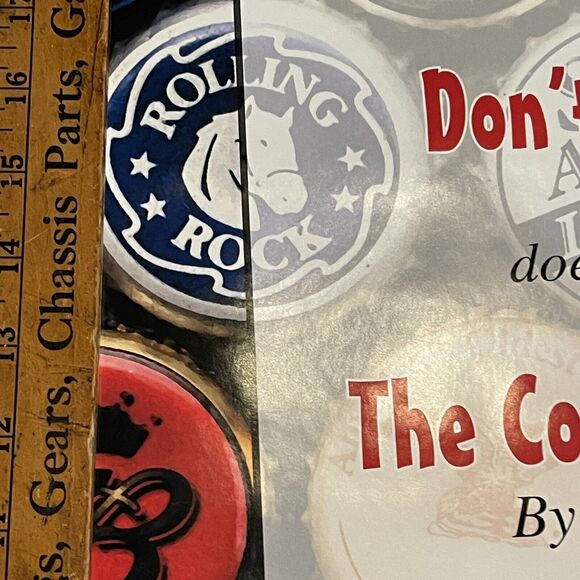 House Rules Party Mantis Design Drinking Beer VINTAGE POSTER 2004 Fraternity - Picture 8 of 9